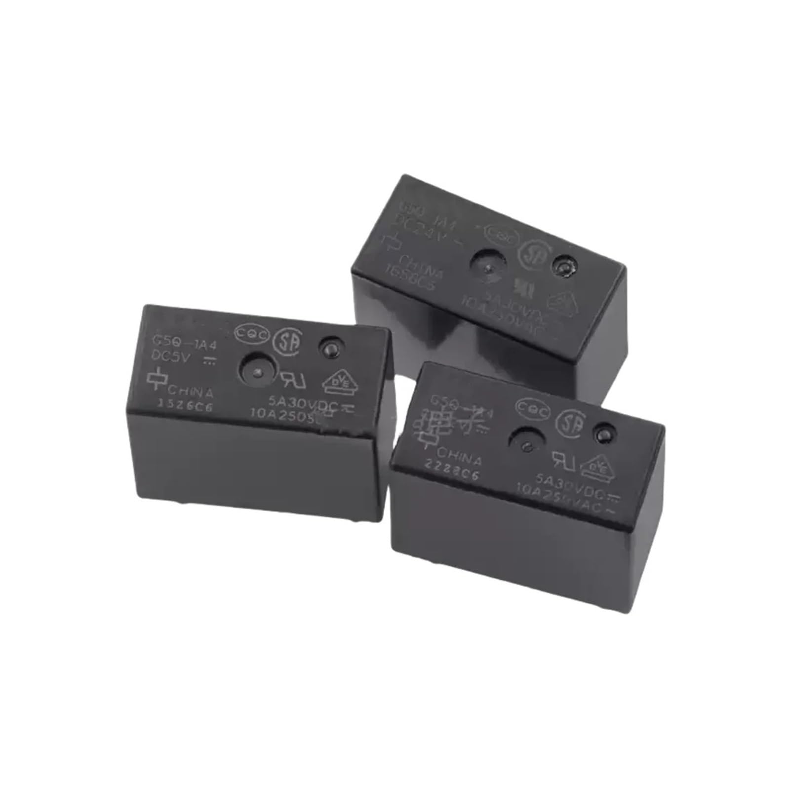 AARTERZZA 10PCS G5Q-1A4-DC5V 4PIN Relay 5A
