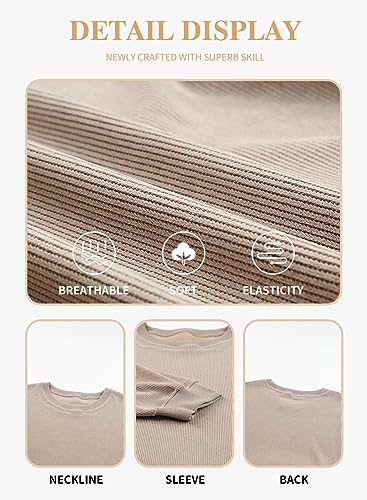 Image of Eytino Women Plus Size Sweatshirt Oversized Crew Neck Long Sleeve Tops | Fall Fashion Clothes 2026, Oversized Sweat Shirt, Soft Comfy Pullover, Travel Casual Work Lounge Daily Outfit