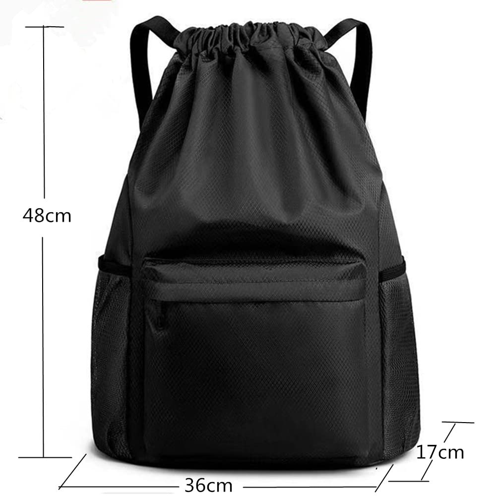 Geboldil Drawstring Bag Sports Fitness Bag Personalized Waterproof Shopping Casual Backpack