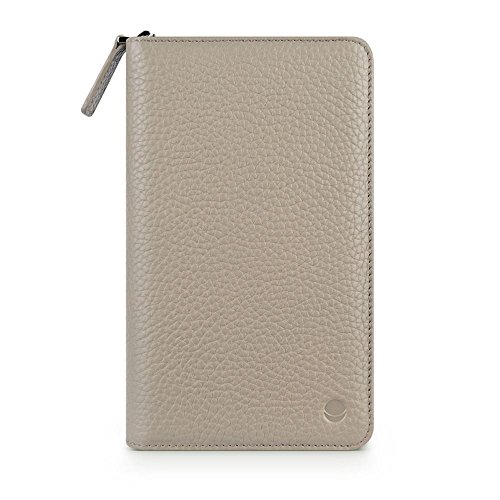 Beyzacases Grand étui Porte-Feuille pour Sony Xperia T2 et Z Ultra Crème