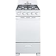 PremiumLevella 24" Gas Range with 4 Burners and 2.7 Cu. Ft. Oven Capacity (White)