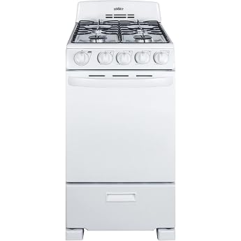 PremiumLevella 24" Gas Range with 4 Burners and 2.7 Cu. Ft. Oven Capacity (White)