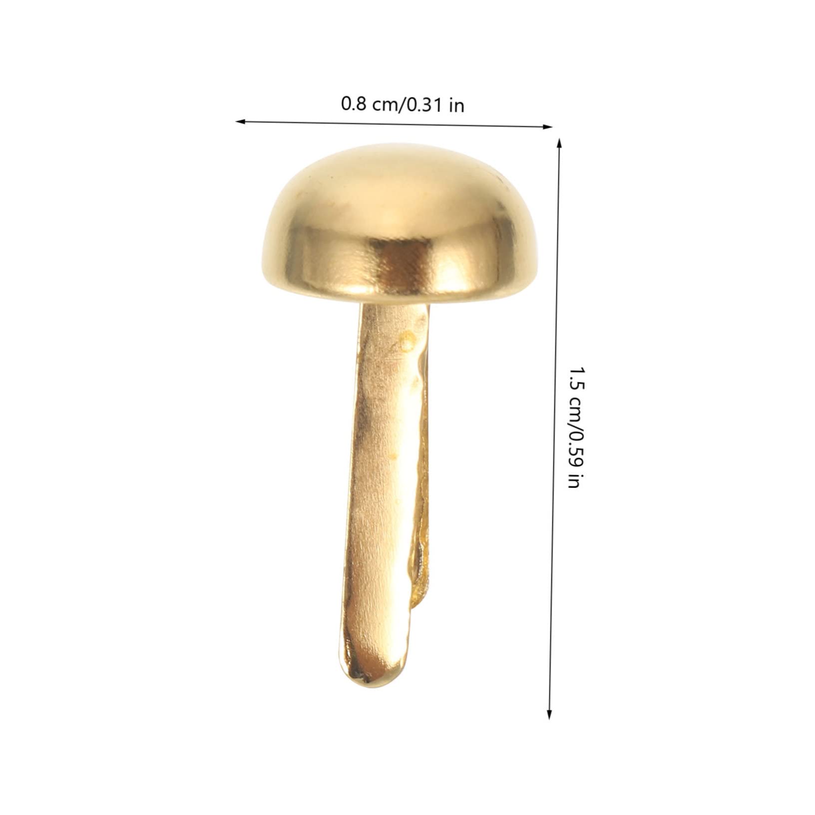 Unomor Diy Craft Nails Handmade Cards Hole Pin Small Brads Paper Fasteners Brads Craft