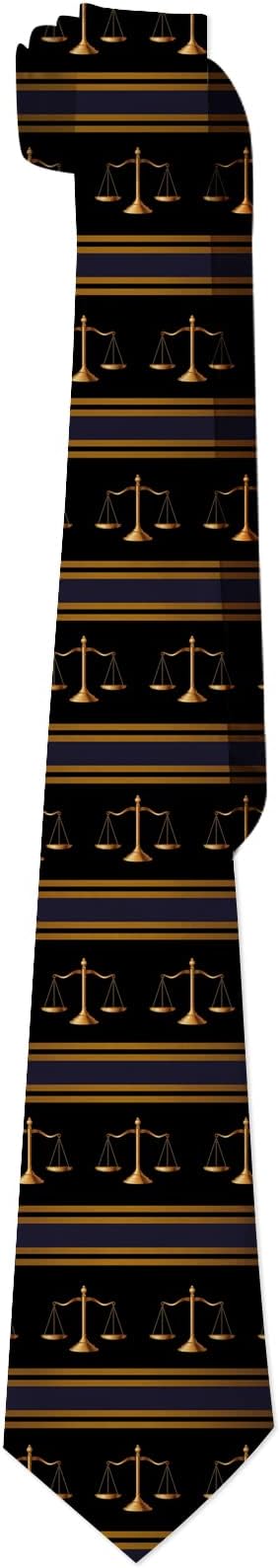 Men‘s Neckties Novelty Skinny Ties for Men Gifts for Office Holiday Party, One Size Neck Tie