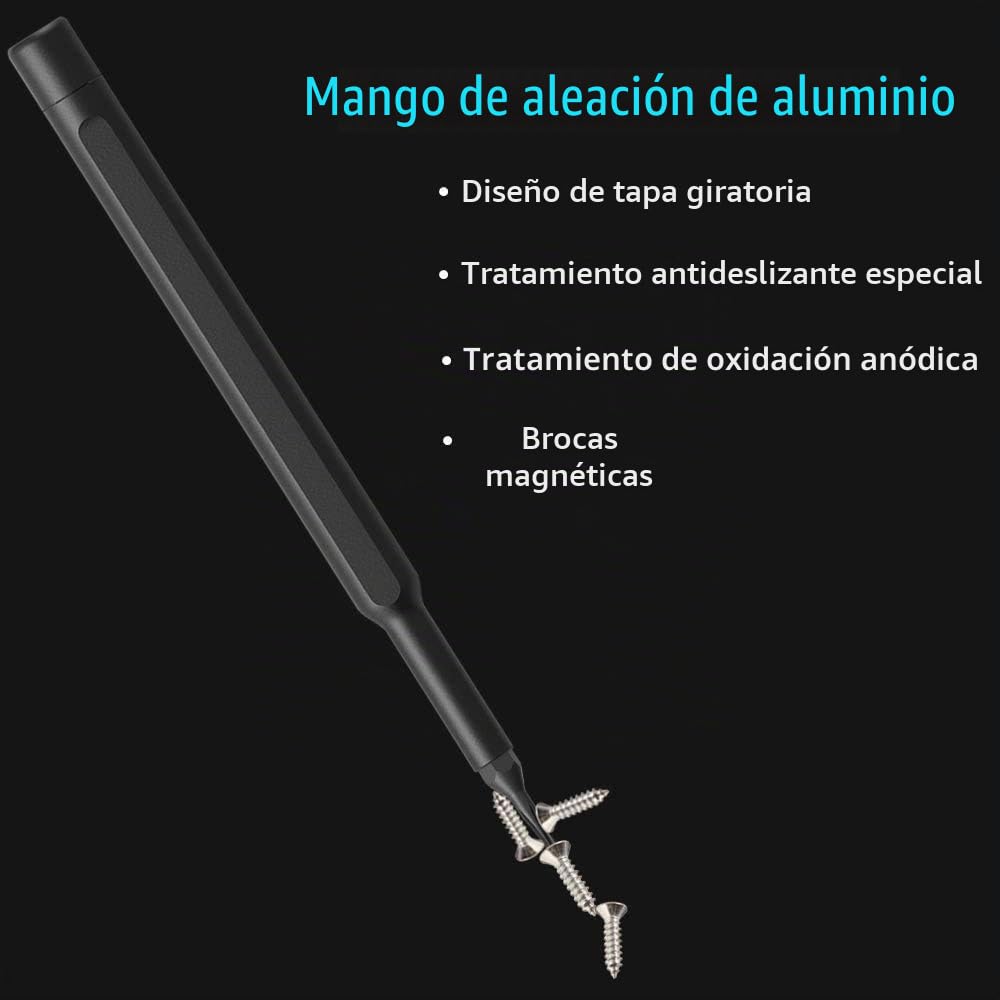 Xiaomi Juego Destornilladores de Precisión, 24 En 1 Juego de Herramientas de Destornillador de Bolsillo, Juego de Destornilladores Mini, Juego de Herramientas de Reparación para Electrónica
