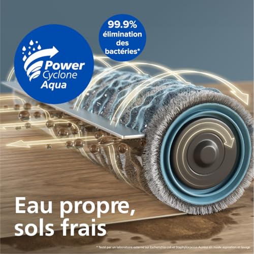 Aspirateur robot laveur PHILIPS XU910010 8000 Pa 280 min 210 ml Métal / - vue 8