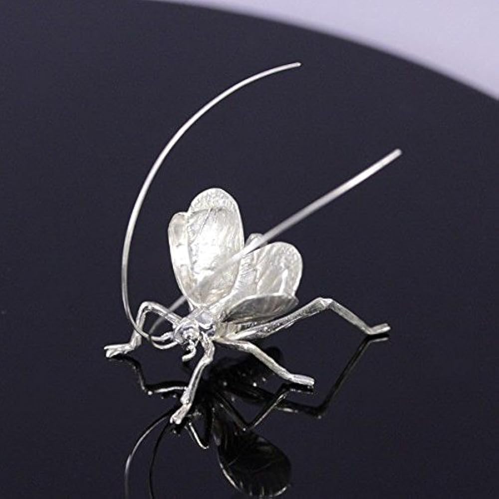 Amazon.co.jp: 置物 銀製 鈴虫・すず虫・夫婦 （梅都工房作品