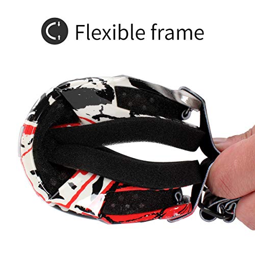 BATFOX Motorcycle ATV Goggles Dirt Bike Motocross Safety ATV Tactical Riding Motorbike Glasses Goggles for Men Women Youth Fit Over Glasses UV400 Protection Shatterproof(purple)