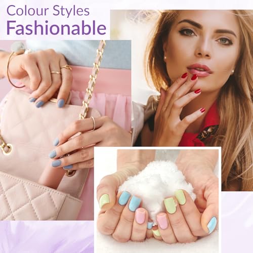 Phoenixy Gel Nail Polish Set, 72 Effects Gel Nail Kit with 36W U V Nail Lamp Glossy Matte Glitter Top Coat - Image 4