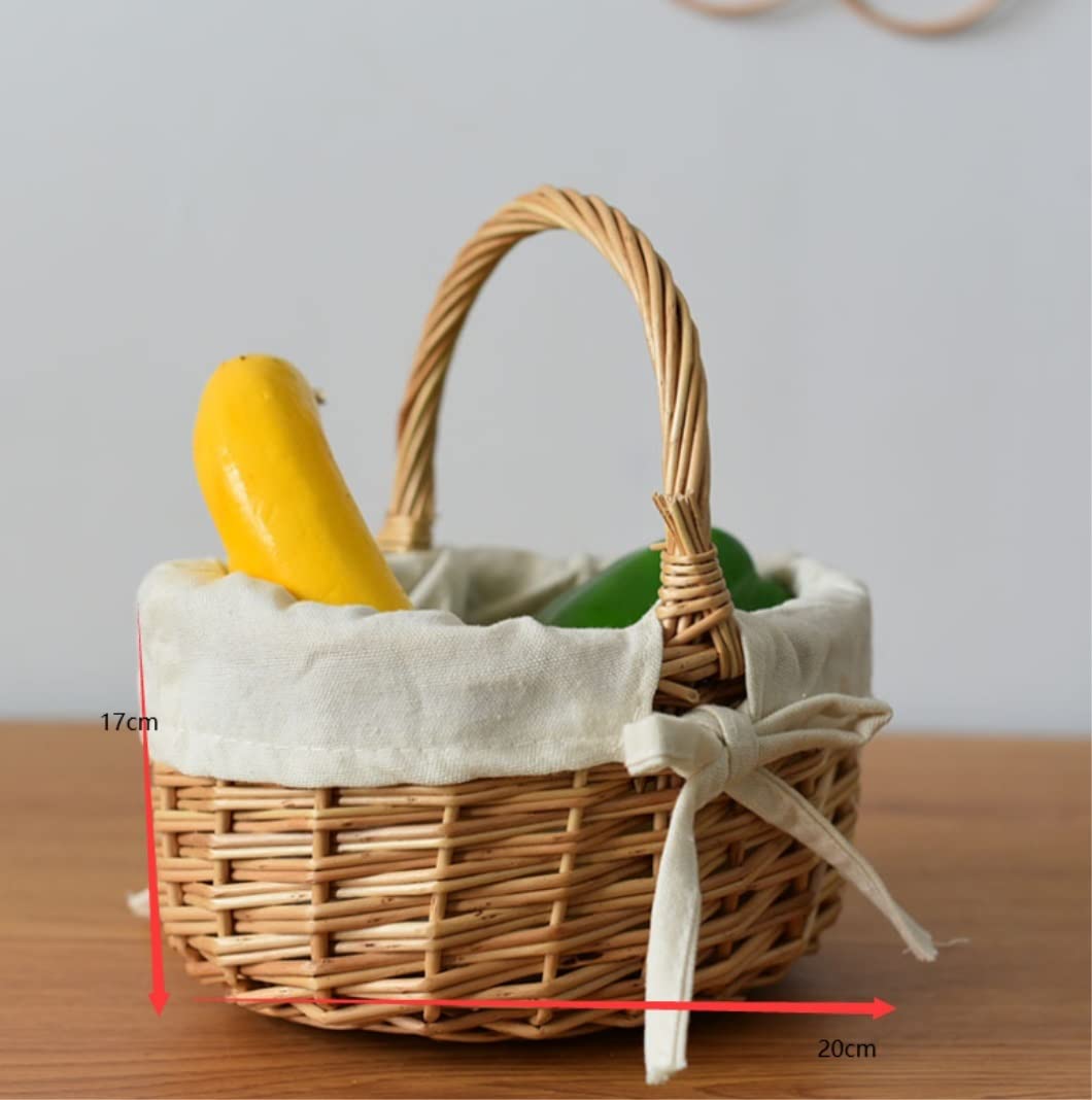 Kosz Piknikowy Kosz Kempingowy Kosz Piknikowy Rattan Przenośny Kosz Piknikowy Na Kemping Ślubny Kwiat Wielofunkcyjny Kosz Do Przechowywania Koszyk Piknikowy