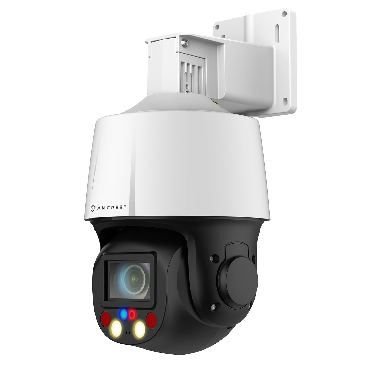 Amcrest 4MP Outdoor PTZ POE + AI IP Camera Pan Tilt Zoom (Optical 5X Motorized) Security Speed Dome, Human and Vehicle Detection, IVS, Face Detection,