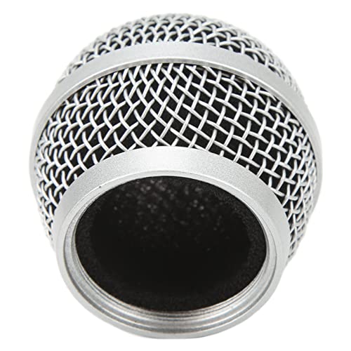 Microphone Ball Head Mesh, Stainless Steel Microphone Head Replace for SHURE PG48、PG58、PGX2、BLX288、PG24 and Others - Image 2