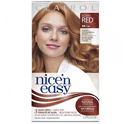 Clairol Nice 'n Easy Permanent Color, 8R/108 Natural Medium Reddish Blonde 1 ea (Pack Of 9)