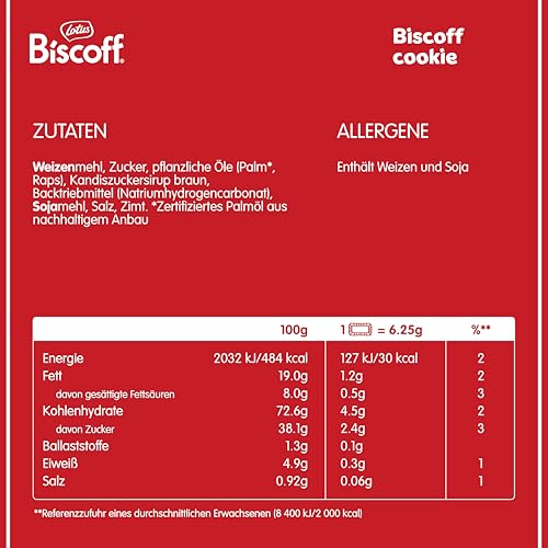 Lotus Biscoff | Orginal Karamellisierter Keks | 300 Einzeln Verpackte Kekse | Einzigartiger Knuspriger Geschmack | Vegan | Kein Zusatz von Aromen oder Farbstoffen | 1.875 kg
