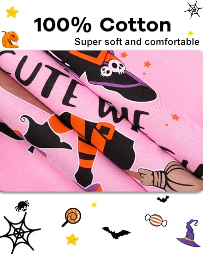 Image of DAUGHTER QUEEN Boys & Girls 100% Cotton Halloween & Christmas PJS 18M-12Y