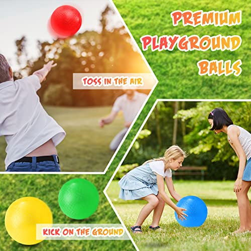 Image of Jerify 12 Pcs 10 Inch Kickball Playground Balls Bulk