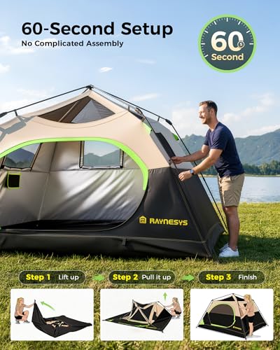 Instant Pop Up Camping Tent 8-Person
