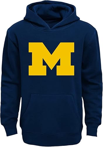 Miniatura 8 de Outerstuff NCAA Kids Youth 8-20 Team Color Alternate Primary Logo Fleece Pullover Sweater Sweatshirt Hoodie