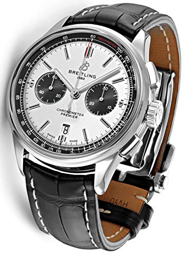 Breitling Premier B01 Panda Dial Chronograph 42mm, with Deployant Buckle AB0118221G1P12