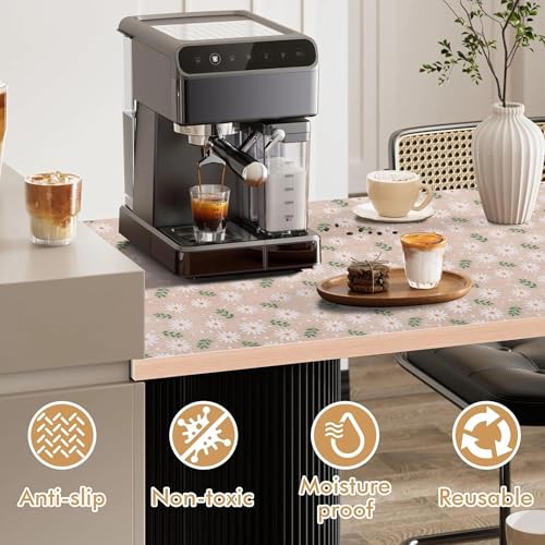 Image of Porslin EVA Drawer & Shelf Liner Roll 60cm x 5m, Non-Slip Waterproof Mat, BPA-Free Food Safe, Washable Reusable Transparent Liner for Kitchen Cabinets, Cupboards, Fridge & Wardrobe - SL01