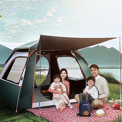 Carpa automática para camping y senderismo 4 personas miniatura 2