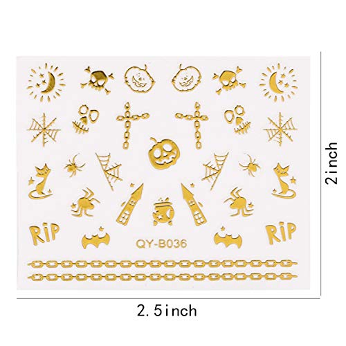 Elisel L16800060 Nail Art Stickers,30 Sheets Self-Adhesive Nail Decals With Assorted Patterns Blossom Flower Art Design For Diy Nails Design Manicure Decoration Accessories Decals thumb #1