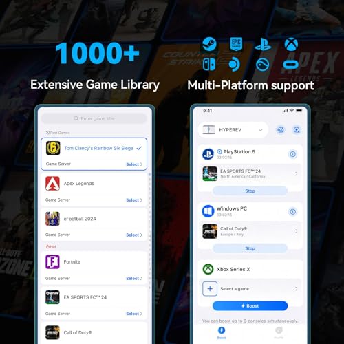 PRO WiFi6 Gaming Router,GearUP Booster Plugin with 1-Year Booster VIP,5GHz & 2.4GHz,Includes 2 Network Cables,Reduce ping and Pocket Loss,for All Console & PCs - Image 7