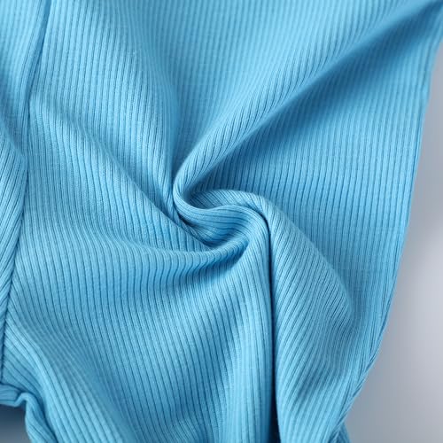 EmaoFun Girl's Bootcut Leggings 3Packs,Cotton Kids Bell Bottoms Pants(2-7 Years)2