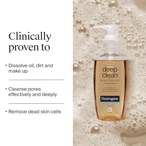 Neutrogena Store Neutrogena Deep Clean Gentle Facial Cleanser 200 ml - Image 3