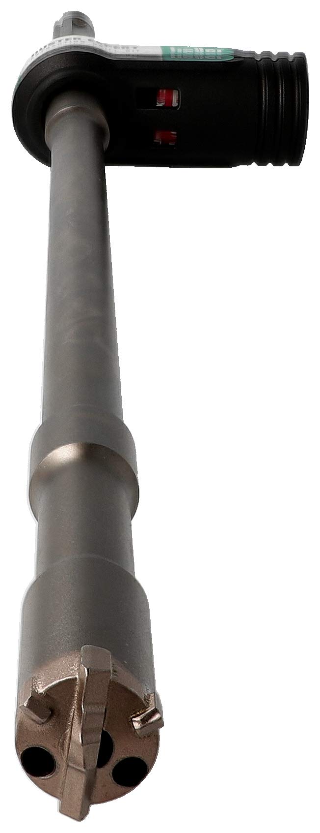 heller 1818 Duster Expert - Set di 3 punte per aspirazione, colore: Nero/Grigio