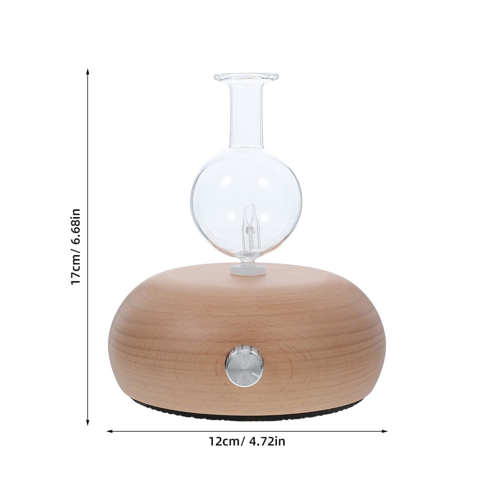 Difusor Función Aceites Botella el con de Madera Esenciales de en de Vidrio Ajustable de Niebla Purificar Aire Varios Estilos y para Sala de Yoga y Sala de Estar Varios Estilos