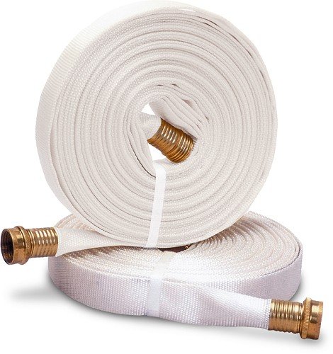 MYTI-FLO 017-0120-0719 Synthetic Jacket, JGB Enterprises Layflat Garden Hose, Maximum Pressure: 250 PSI, 50' Length, 0.75