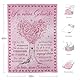 COZYCRIB Geschenke für Schwester Schwester Geschenk Decke Schwester Geschenk für Schwester Geburtstagsgeschenk für Schwester Freundinnen Geschenk Beste Schwester Decke 150x130cm