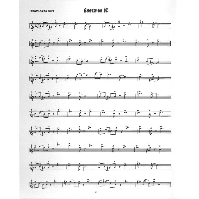 Verlag Advance Music Basic Jazz Conception 2 - arrangiert für Saxophon - mit CD [Noten/Sheetmusic] Komponist: NIEHAUS Lennie