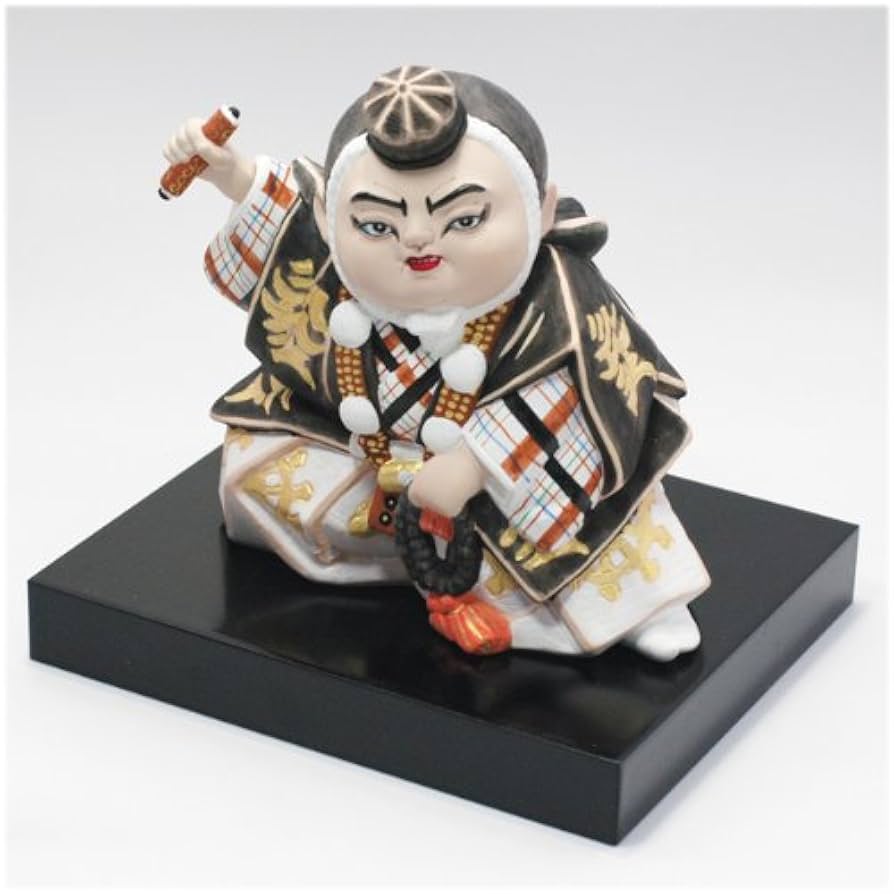Amazon.co.jp: わらべ歌舞伎人形 弁慶 【歌舞伎 博多人形 西頭哲
