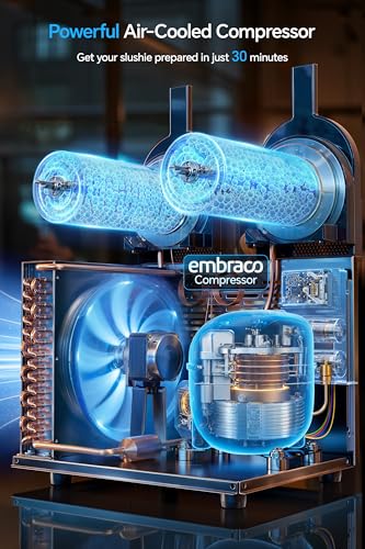 Commercial Slushie Machine, Margarita Daiquiri Wine Frappe Slush Frozen Drink Machine, 30L