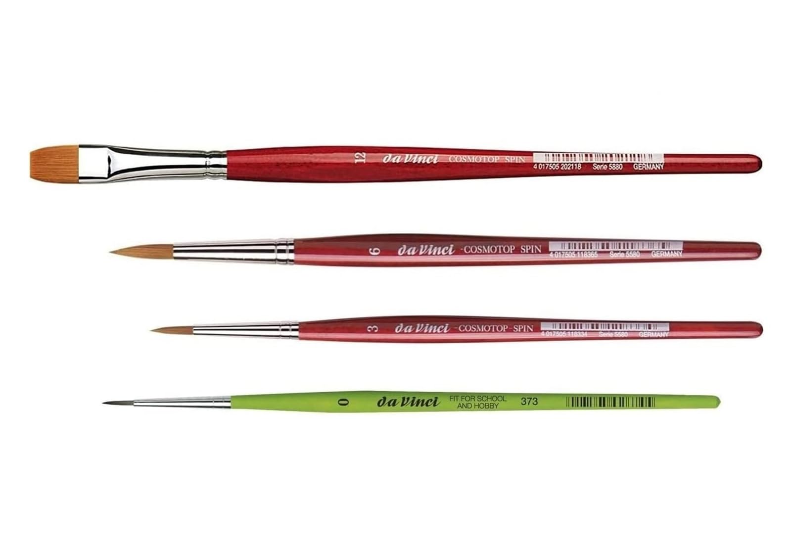 Pinceau Cosmotop-spin série 5580 Da Vinci, pour l'aquarelle