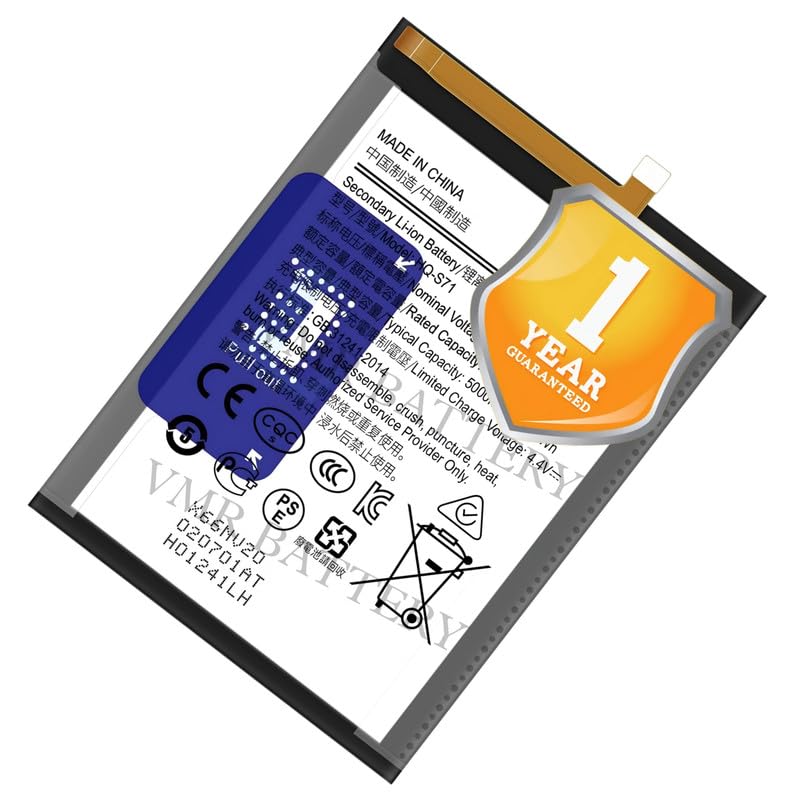 Image of Original HQ-S71 Battery Compatible for Samsung Galaxy M11 (SM-M115F, SM-M115F /DSN, SM-M115M, SM-M115M /DS) - (5000mAh) - 1 Year Warranty K7