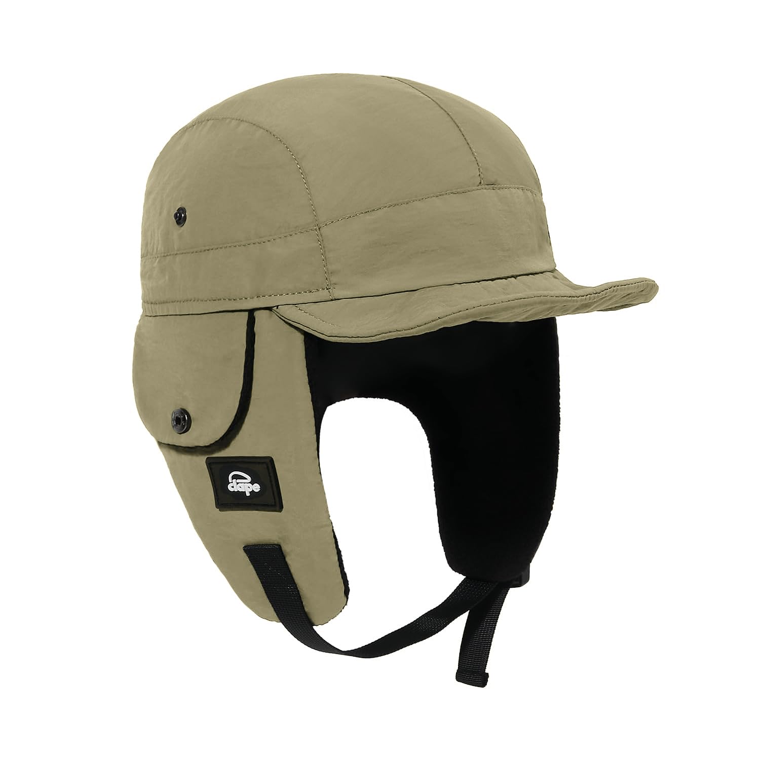 CLAPE Waterproof Trapper Hat for Men Winter Windproof Warm Fleece Lined Trooper Hats w Visor Earflaps for Cold
