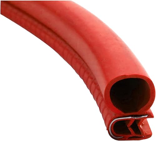 BESULEN Tira de sello de goma para puerta de automóvil con bombilla lateral, burlete en forma de U de 19.7 pies, insonorización, accesorios
