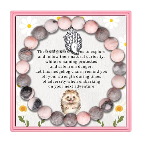 PARTNER Hedgehog Lover Gift Hedgehog Spirit Animal Gift Hedgehog Bracelet Hedgehog Charm Jewelry Inspiration Gift for Friend