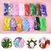 TOAOB Pompons zum Basteln 300 Stück Mini Pompons 25mm Bunte Bommel und Flauschige Pompom Bälle DIY Handwerk Material für Lustige Kreative Basteln Projekte