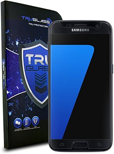 TRUGLASS Screen Protector for Samsung Galaxy S7 - Retail Packaging - Galaxy S7 Temglass 3mm