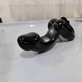 黒曜石 黒耀石 水晶 クリスタル パワーストーン 子宝 男根 15cm ペニス Amazon.co.jp: 15 センチメートル天然水晶黒曜石彫刻男性神