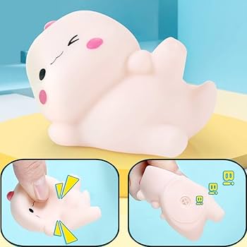 Amazon | スクイーズ玩具 鳴き笛 20個セット 40mm おもちゃ 押し