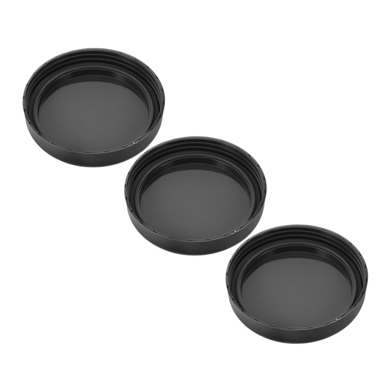 Alipis 3pcs Replacement Lids for Juicers Flat Sealing Covers Compatible with Various Containers Leak Design for Enhanced Freshness for Home Outdoor Use