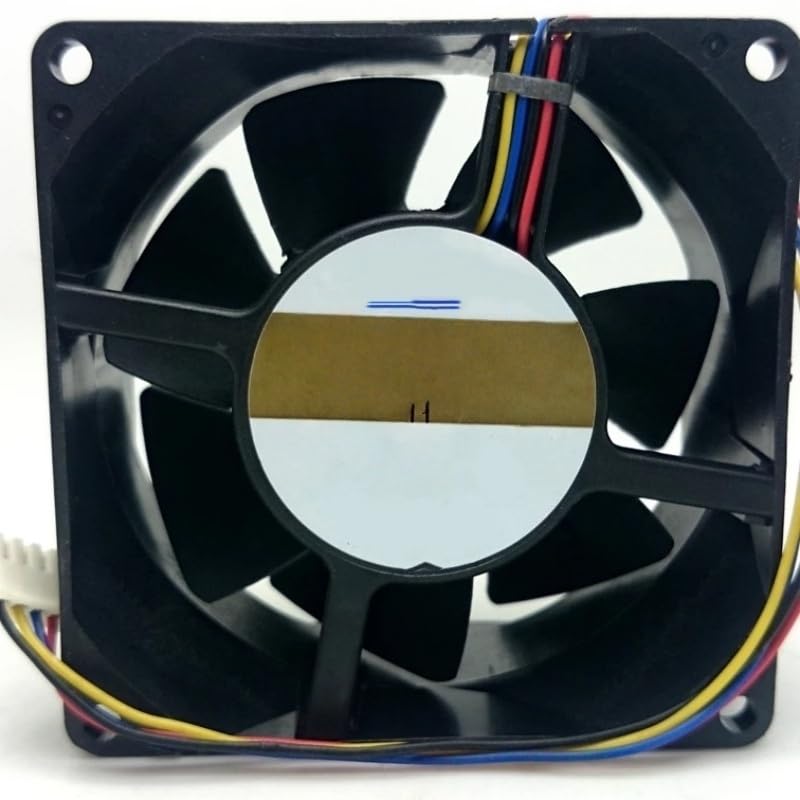 TITAN 80mm x 80mm x 35mm DC冷却ファン | 産業用グレードの換気ソリューション DATA0838B8S 8038 80 x 80 x 38mm DC 48V 0.48A 4ピンサーバー軸冷却ファン。