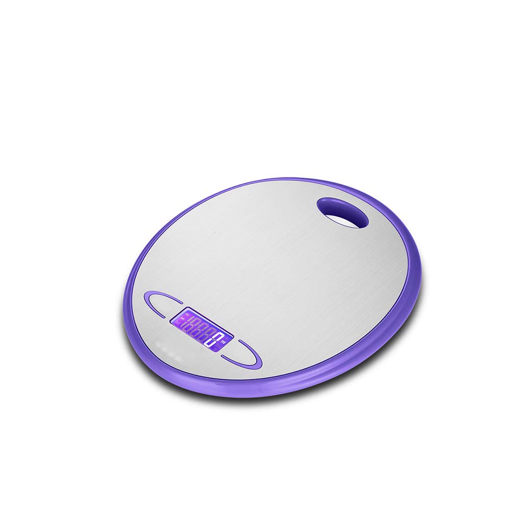Escala de Cocina Escala electrónica de Alta precisión 0,1 g pesaje Desde 1G-5 Kg Tamaño 215x180x18 mm Unidad G/LB/OZ/IB'OZ/ML hogar Hornear Escala del alimento