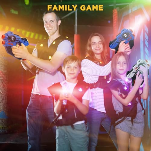 Image of SAMTOP Laser Tag Set Children, Laser Gun Game with Projector for Boys, Multifunctional Laser Tag Gift Boy 6 7 8 9 10 11 12 Years