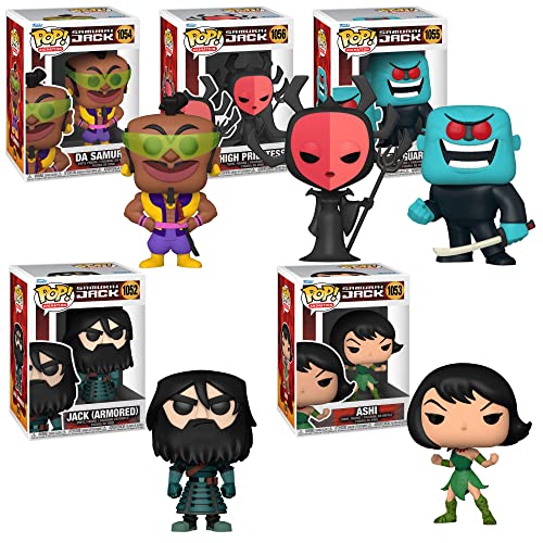 Funko Pop Samurai Jack Lot de 5 Figurines de Collection Armored Ashi